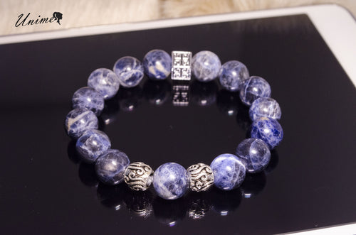 Unisex Blue Sodalite bracelet