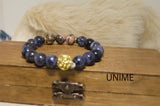 Sodalite and Rhodonite bracelet