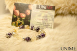 Citrine and Amethyst bracelet - Unime Crystal Jewellery Shop - Semi-precious gemstone bracelets and necklaces - offer lucky charms
