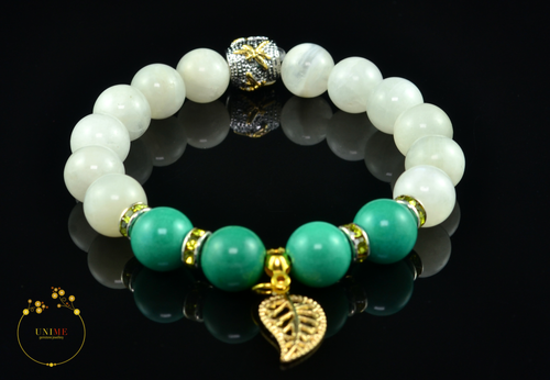 Serena | Moonstone and Turquoise Bracelet