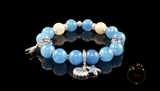 Song of the Sea – Aquamarine and Moonstone bracelet