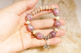 Sunstone and Tourmaline bracelet