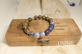 Sodalite and Bronzite bracelet