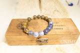 Sodalite and Bronzite bracelet