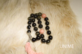 33 Tasbih prayer Black Obsidian beads