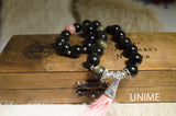 33 Tasbih prayer Black Obsidian beads