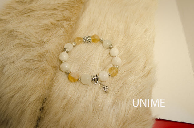 Citrine and Moonstone bracelet