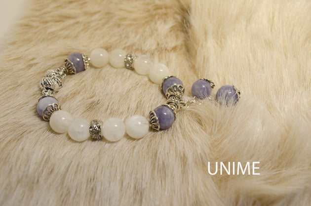 Moonstone and Aquamarine bracelet