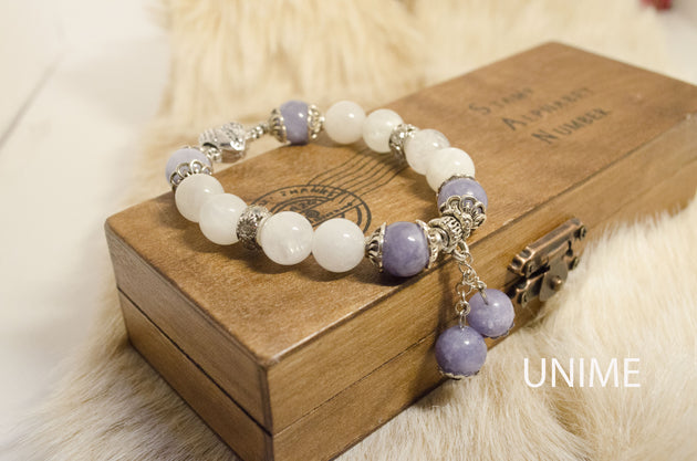 Moonstone and Aquamarine bracelet