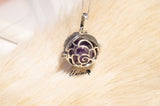 Amethyst Secret Charm Necklace