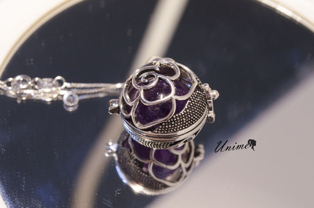 Amethyst Secret Charm Necklace