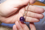 Amethyst Round Wish Necklace