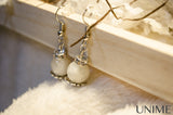 Moonstone Earrings - Unime Crystal Jewellery Shop - Semi-precious gemstone bracelets and necklaces - offer lucky charms