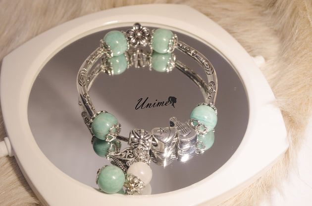 Brazilian Amazonite Silver Bracelet