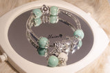 Brazilian Amazonite Silver Bracelet