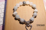 Aquamarine and Moonstone bracelet