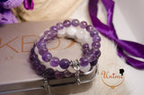 Bohomian Amethyst and Moonstone bracelet