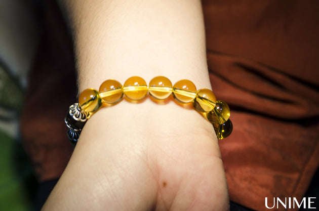 Citrine and Garnet bracelet