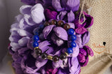 Garnet,Lapis and Red Tiger Eye bracelet