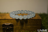 Light Blue Is Simple bracelet with grade D blue agate gemstone beads - Unime Crystal Jewellery Shop - Semi-precious gemstone bracelets and necklaces - offer lucky charms