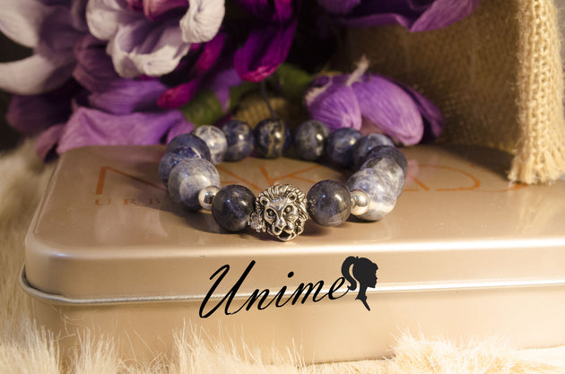 Men Blue Sodalite bracelet