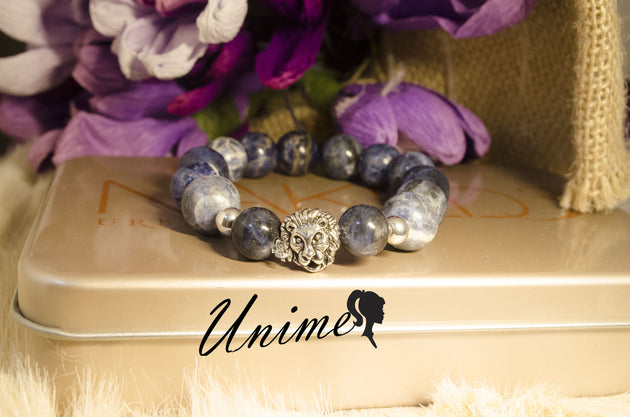 Men Blue Sodalite bracelet