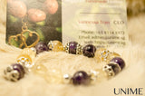 Citrine and Amethyst bracelet