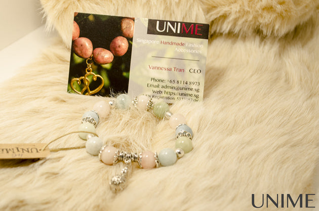 Rainbow bracelet - Unime Crystal Jewellery Shop - Semi-precious gemstone bracelets and necklaces - offer lucky charms