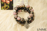 Tibetan Rhodonite bracelet