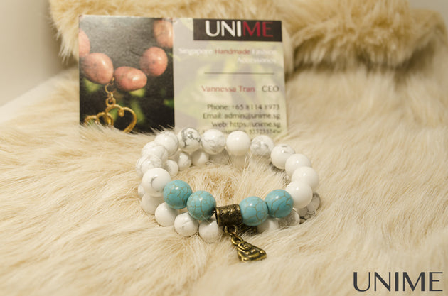 Tibetan Howlite bracelet