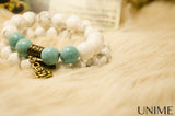 Tibetan Howlite bracelet - Unime Crystal Jewellery Shop - Semi-precious gemstone bracelets and necklaces - offer lucky charms