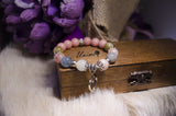 Loving Morgan and Pink Jade bracelet