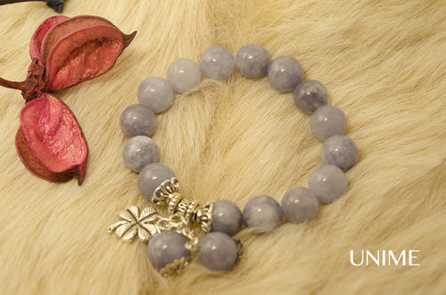Aquamarine gemstone bracelet - Unime Crystal Jewellery Shop - Semi-precious gemstone bracelets and necklaces - offer lucky charms