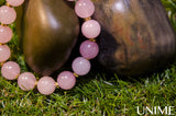 Rose Quartz Bracelet - Unime Crystal Jewellery Shop - Semi-precious gemstone bracelets and necklaces - offer lucky charms