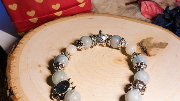 Song of the sea Aquamarine bracelet